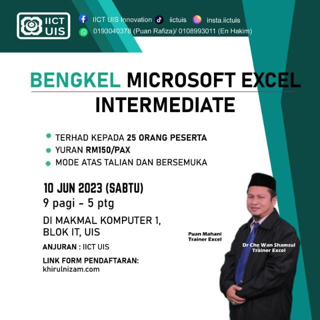 Bengkel  Microsoft Excel Intermediate 2023